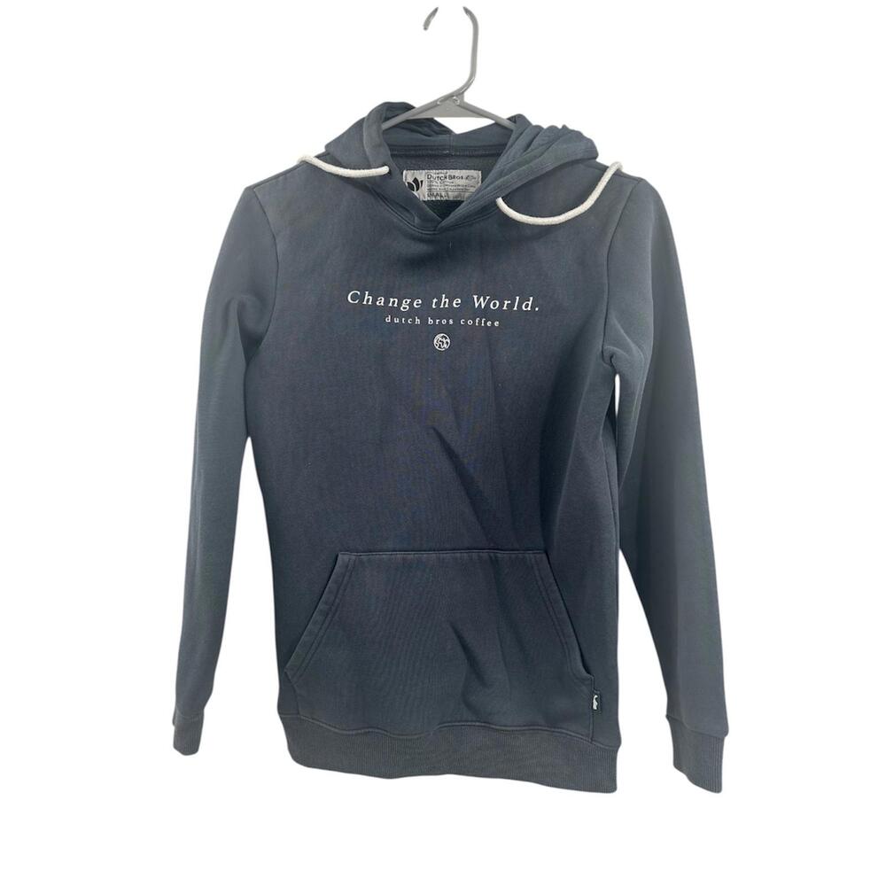 Small Dutch Bros Change the World Hoodie Sweatshirt Small